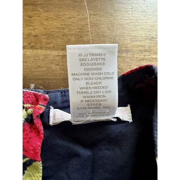 Janie & Jack Navy Blue Red Strawberry Sweet Short Sleeve Cotton Ruffle Dress 2T - Picture 7 of 8